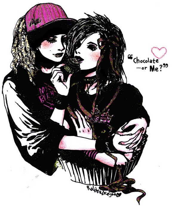 Твинцест. Twincest Art. Rabbitskajan.