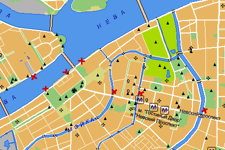 Карта пригорода санкт петербурга