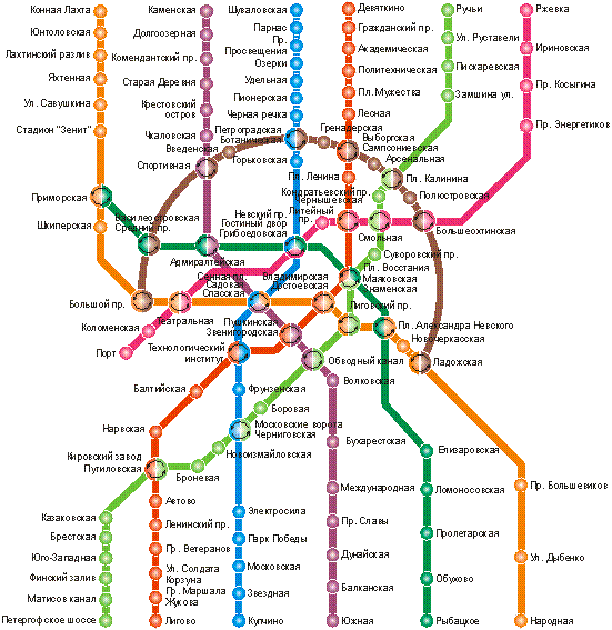 Карта метро спб 2030 года с новыми станциями