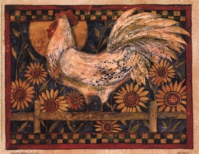 rooster-with-sunflowers-by-susan-winget (400x311, 114Kb)