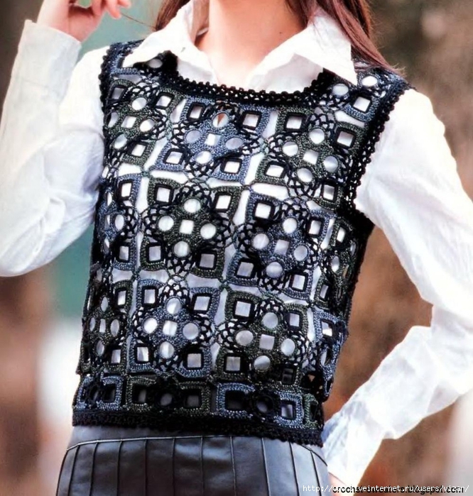 Womens-crochet-vest A5 (666x700, 363Kb)