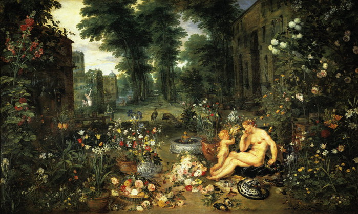 Rubens, Pedro Pablo, Brueghel el Viejo, Jan El Olfato 1618 (700x419, 121Kb)