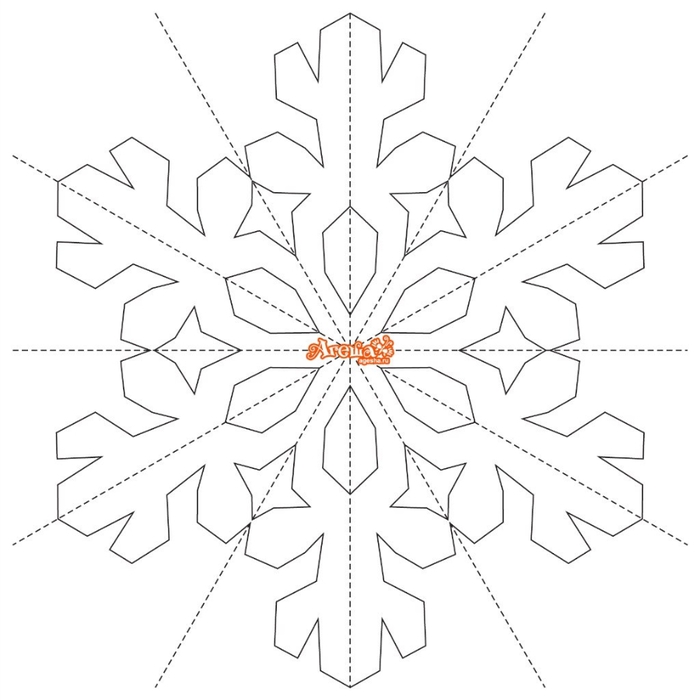 Бумажные снежинки — непростое украшение, лучшие шаблоны для распечатки и вырезания своими руками