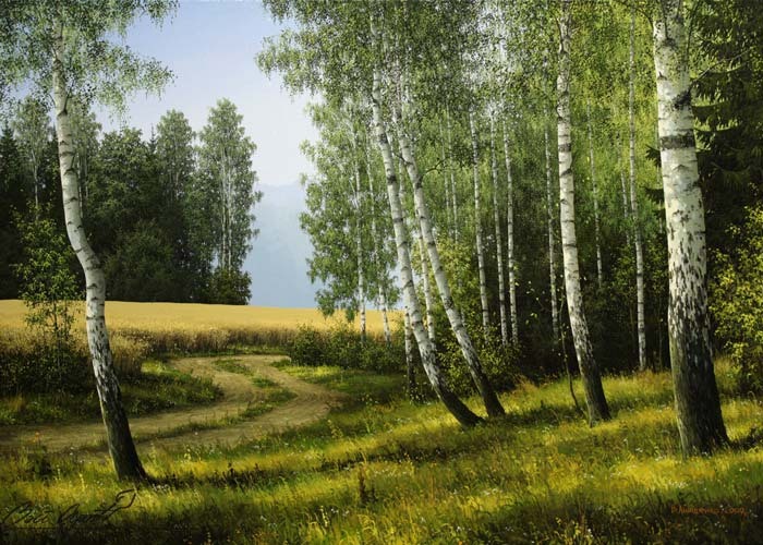 Шумите березы на белорусском. Белорусский художник пейзажист березы. Живопись Ивана Бунина Берёзовая роща.