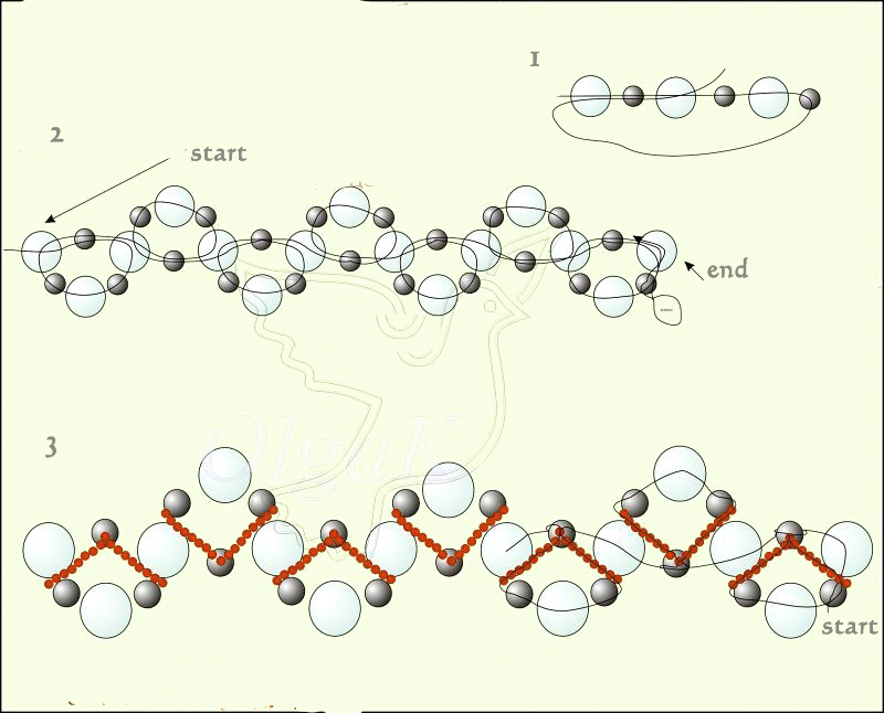 Схемы плетения ожерелья. Схема плетения колье из бисера и стекляруса. Схемы плетения колье из бисера и бусин. Плетение бус из бусин схемы для начинающих. Ожерелье из бусин схема плетения для начинающих.