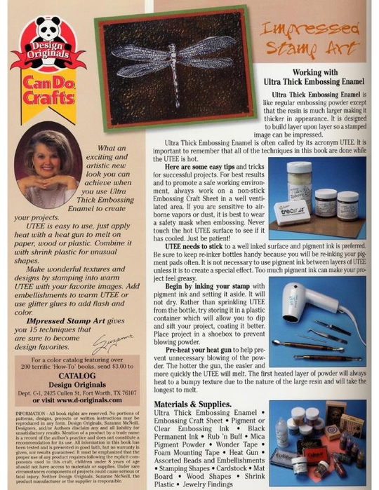 Suze Weinberg - Totally Impressed Stamp Art 5125 - 2001_12 (540x700, 318Kb)