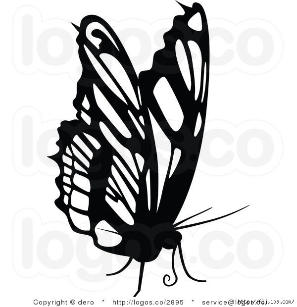 royalty-free-black-and-white-butterfly-logo-by-dero-2895 (600x620, 128Kb)