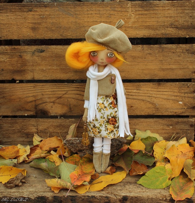 Платковая кукла Осень