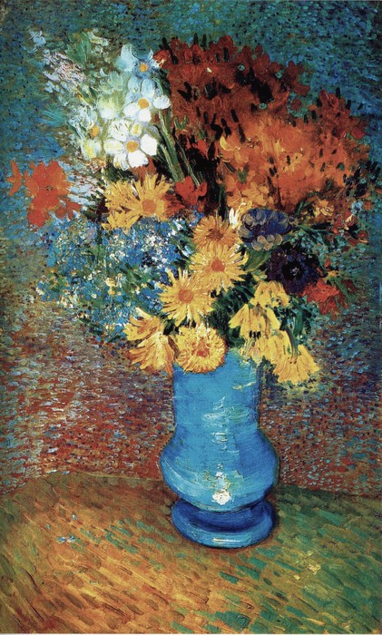 Vase with Daisies and Anemones, 1887 (421x700, 141Kb)