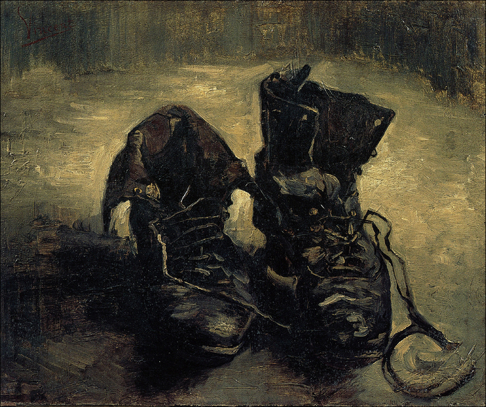 A Pair of Shoes, 1886 (700x585, 581Kb)