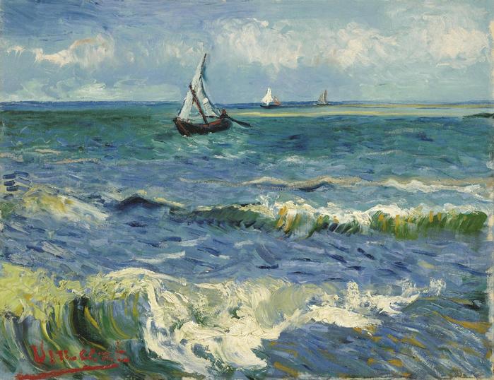 Seascape at Saintes-Maries, 1888 (700x538, 71Kb)