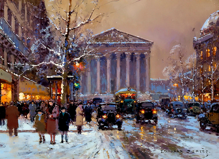 edouard_leon_cortes_a3642_rue_royale_madeleine_in_winter (700x509, 580Kb)