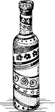 Как нарисовать фанту в бутылке