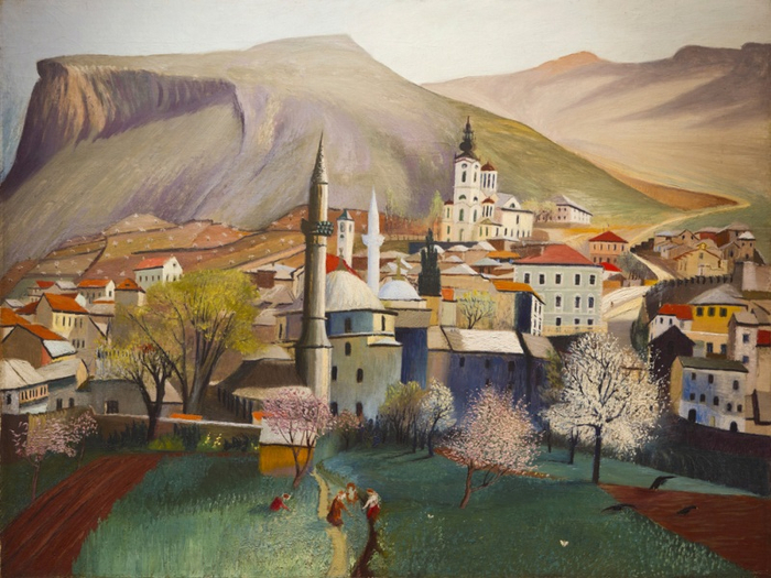 Springtime in Mostar, 1903 (700x525, 408Kb)