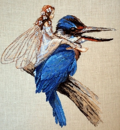 Stitchart-The-Kingfisher0 (403x439, 177Kb)