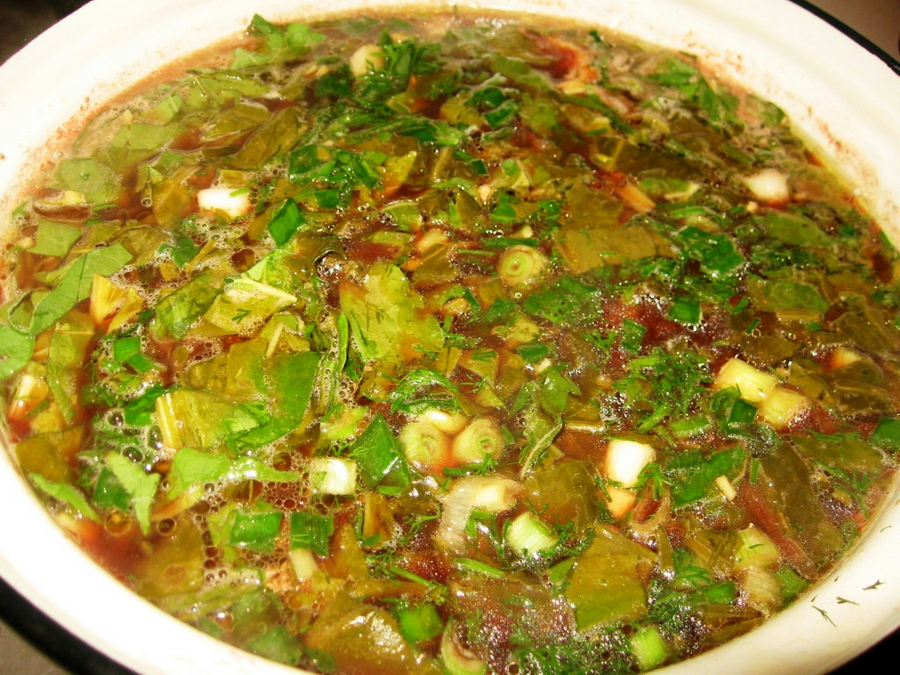 Суп с ревенем рецепт с фото пошагово