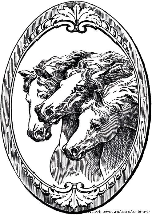 Vintage-Horse-Illustrations-GraphicsFairy (494x700, 327Kb)