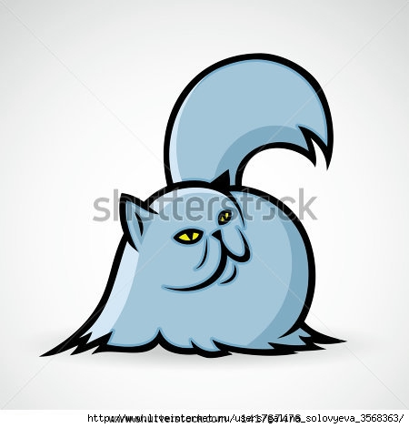 stock-vector-persian-cat-vector-illustration-141767476 (450x470, 68Kb)