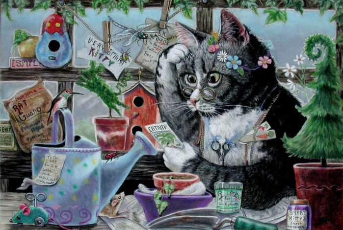 a_Smart_Kitty (700x470, 120Kb)