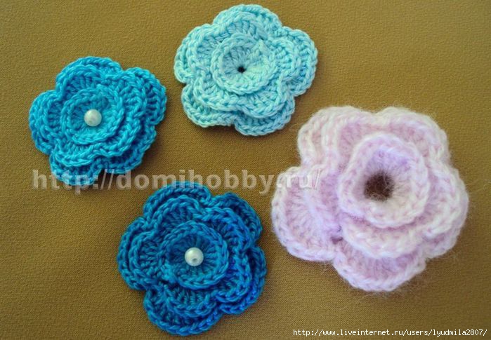 Вяжем СУПЕР простой маленький цветочек крючком. How to crochet a SUPER simple little flower