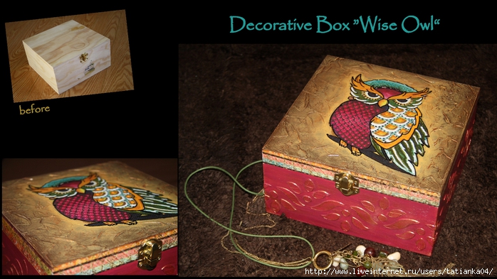 My Craft_Decorative Box_Wise Owl (700x393, 236Kb)