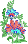  bridal wear embroidered patch (447x700, 263Kb)