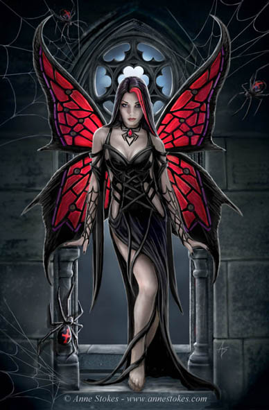 Aracnafaria_ by Anne Stokes (388x591, 67Kb)