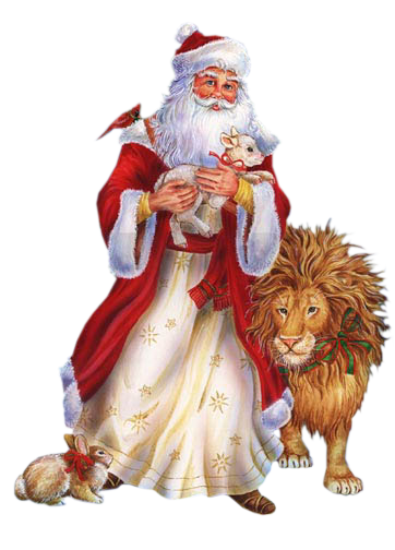 1Santa_with_Lion_and_Lamb_TMG (362x504, 366Kb)