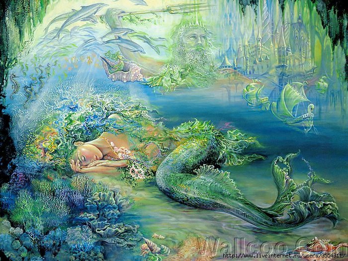 Josephine Wall_Dreams of Atlantis (700x525, 129Kb)