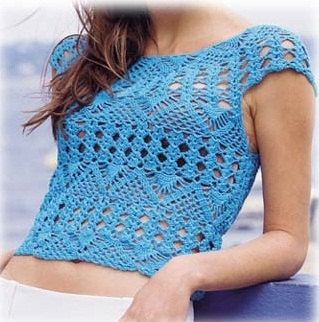 Tops y chalecos con moldes varios modelos - Knittting Crochet