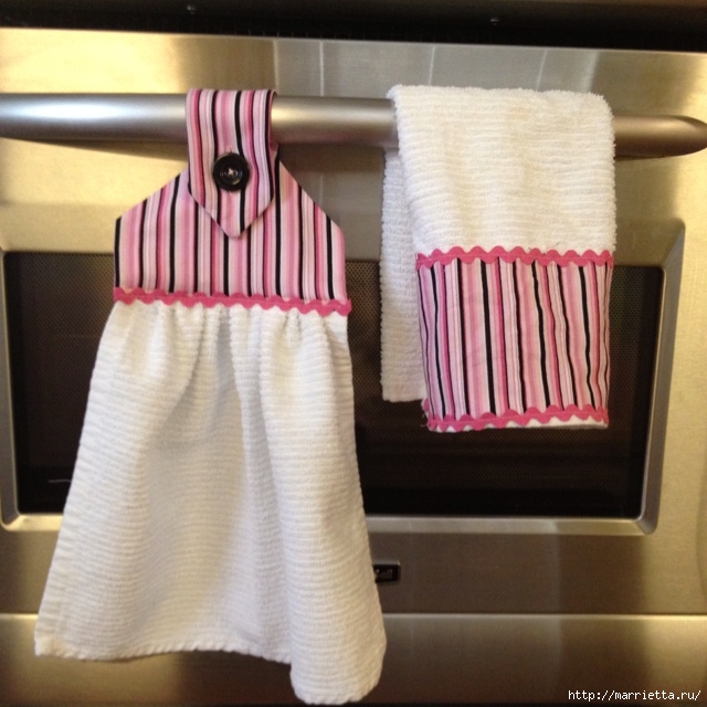 Кухонные полотенца в интерьере