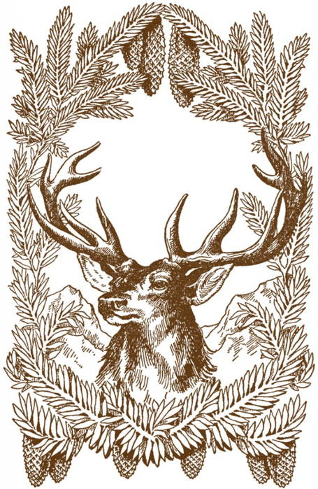 Vintage-Christmas-Deer-Image-GraphicsFairy-brn-667x1024 (455x700, 444Kb)