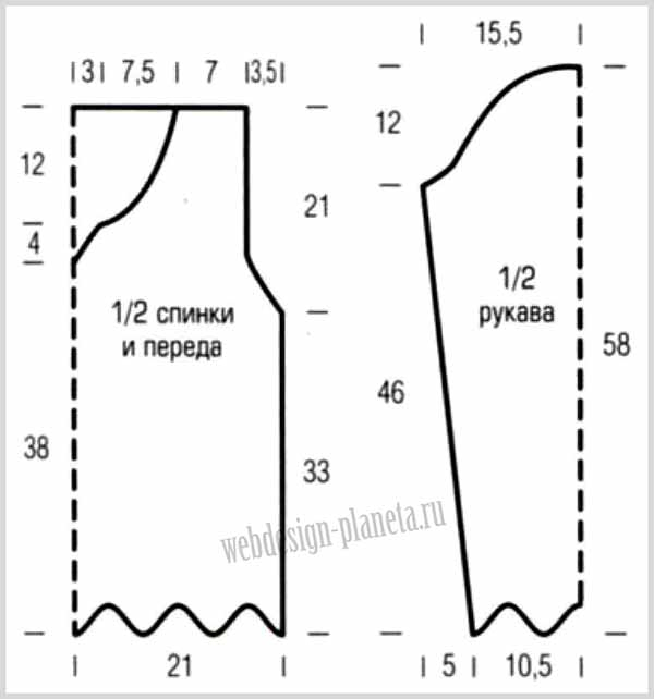 zhenskij-pulover-kryuchkom-s-prodetymi-lentami-vykrojka (600x642, 79Kb)