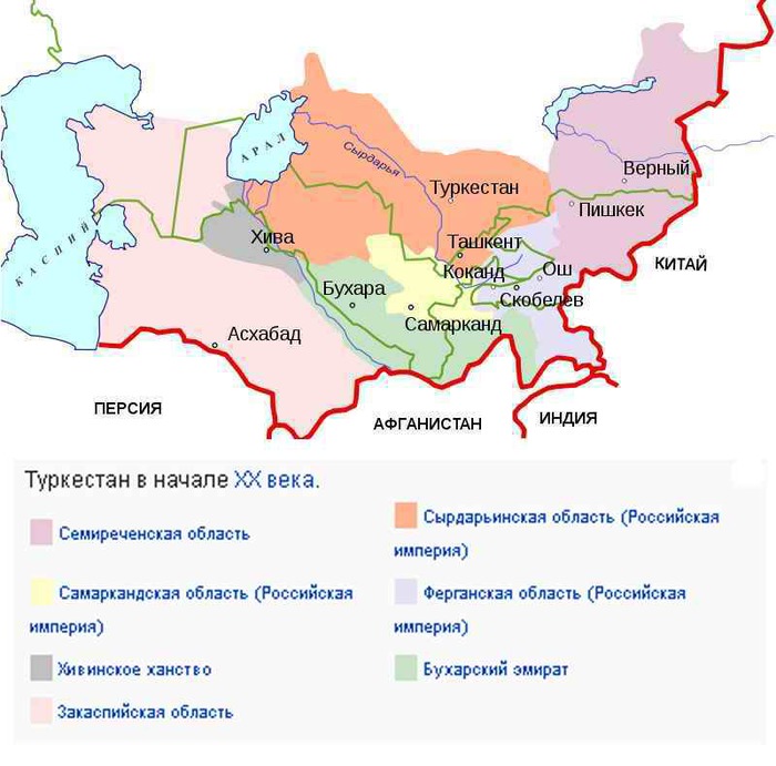 Карта казахстана туркестан