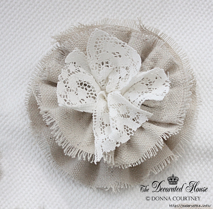 The Decorated House DIY Tutorial Fabric Flower 4 (700x684, 388Kb)