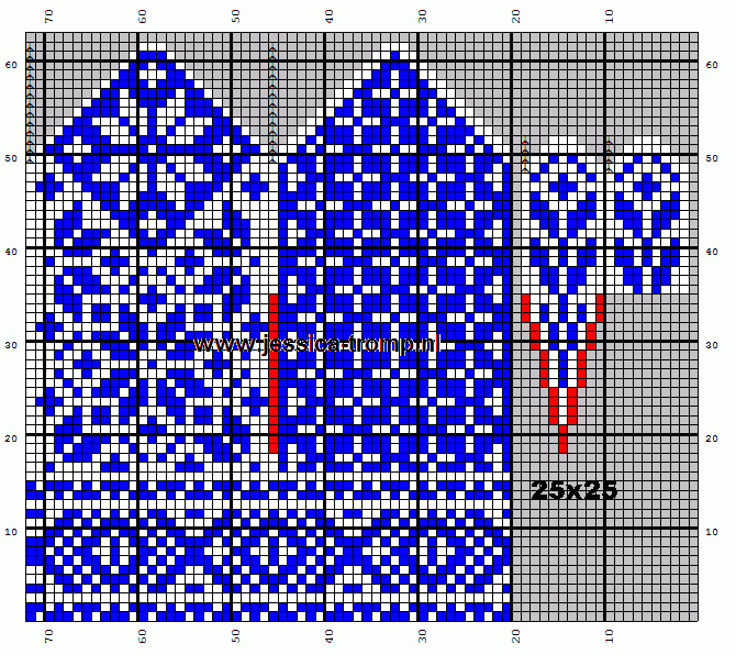 mittens wanten 25x25 b (670x596, 4Kb)