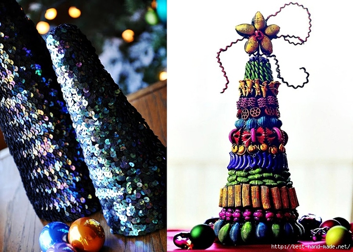 Christmas tree  toppers - Jewelry, sequins Christmas Tree  (700x498, 302Kb)