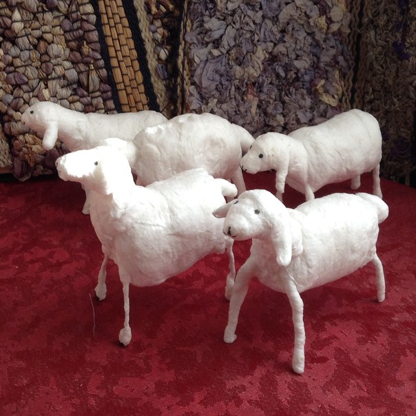 Текстильная овечка из ткани своими руками. Мастер-класс с пошаговыми фото