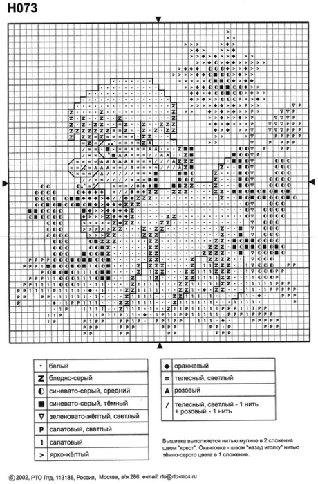 Схемы рто вышивка крестом