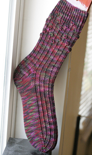 Vinifera Sock by Miriam L. Felton (381x640, 298Kb)