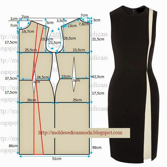 Моделирование выкройки платья для начинающих. Моделирование одежды.