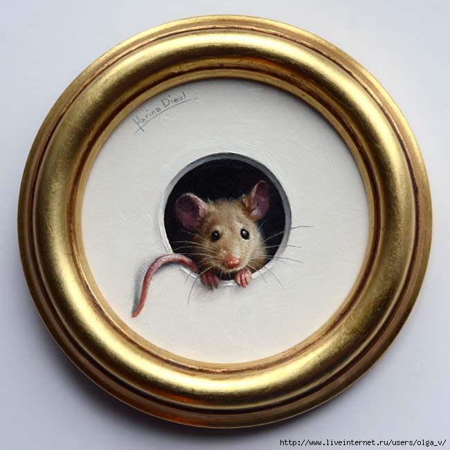 Marina-Dieul_Petite-souris-XVI_Oil_4diam_web (650x650, 165Kb)