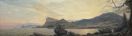 1422349329_kostylev_sudak-panorama-at-sunset (450x125, 40Kb)