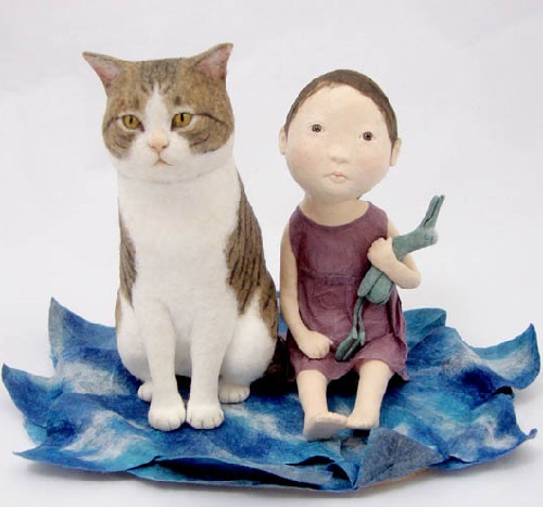 Cat-and-girl.-Washi-paper-art-by-Kyoko-Hazama-1 (500x467, 92Kb)