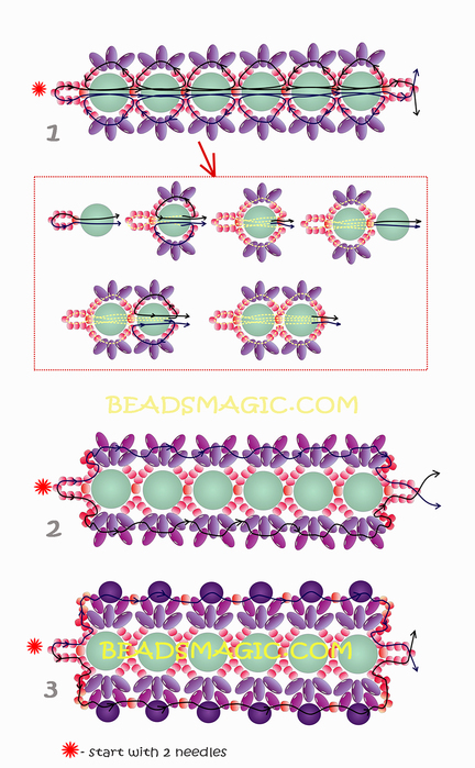 free-beading-tutorial-barcelet-pattern-2 (432x700, 278Kb)