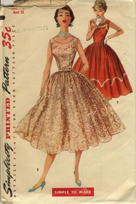 1950s_dress_pattern (469x700, 284Kb)