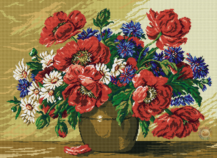 Vas cu flori de vara (700x510, 687Kb)