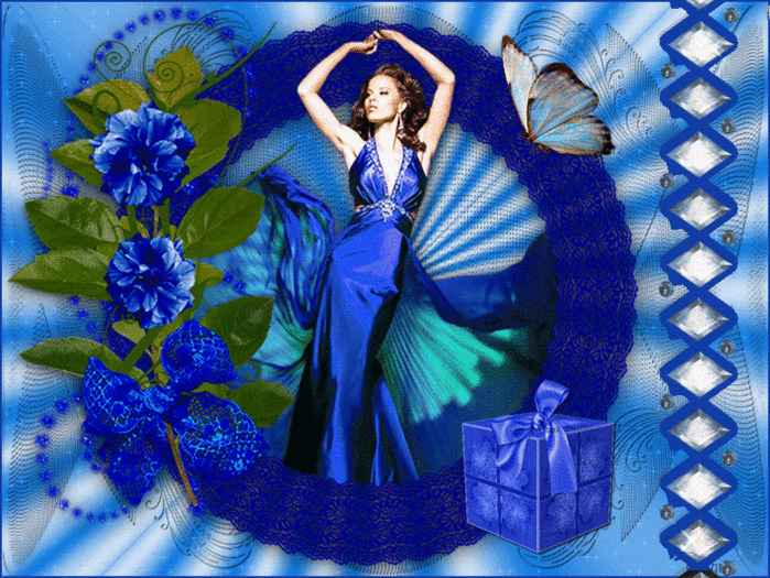 Добрый вечер в синем цвете. Добрый вечер в голубых тонах. Коллаж синее платье. Голубые платья коллаж.