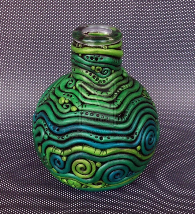 polymer_clay_covered_bottle_vase_by_mandarinmoon-d4tb7og (637x700, 624Kb)