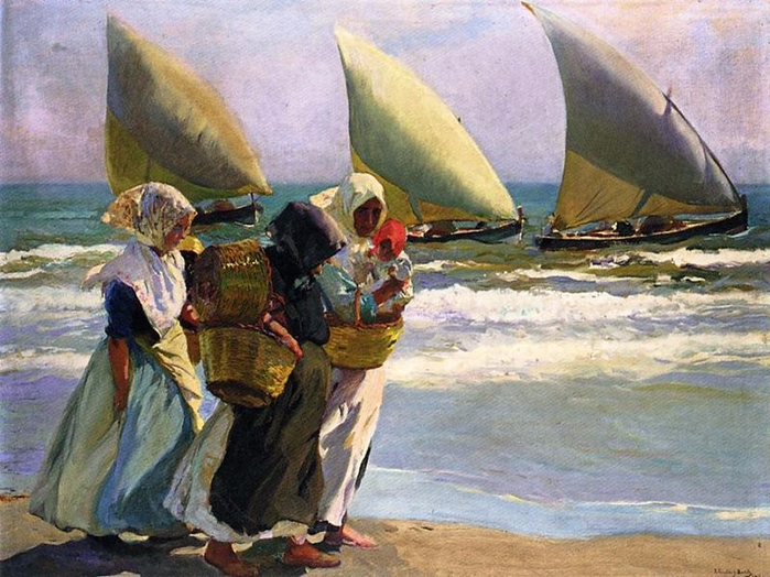 ndice de Biografas - Joaqun Sorolla - Three Sails (700x524, 442Kb)
